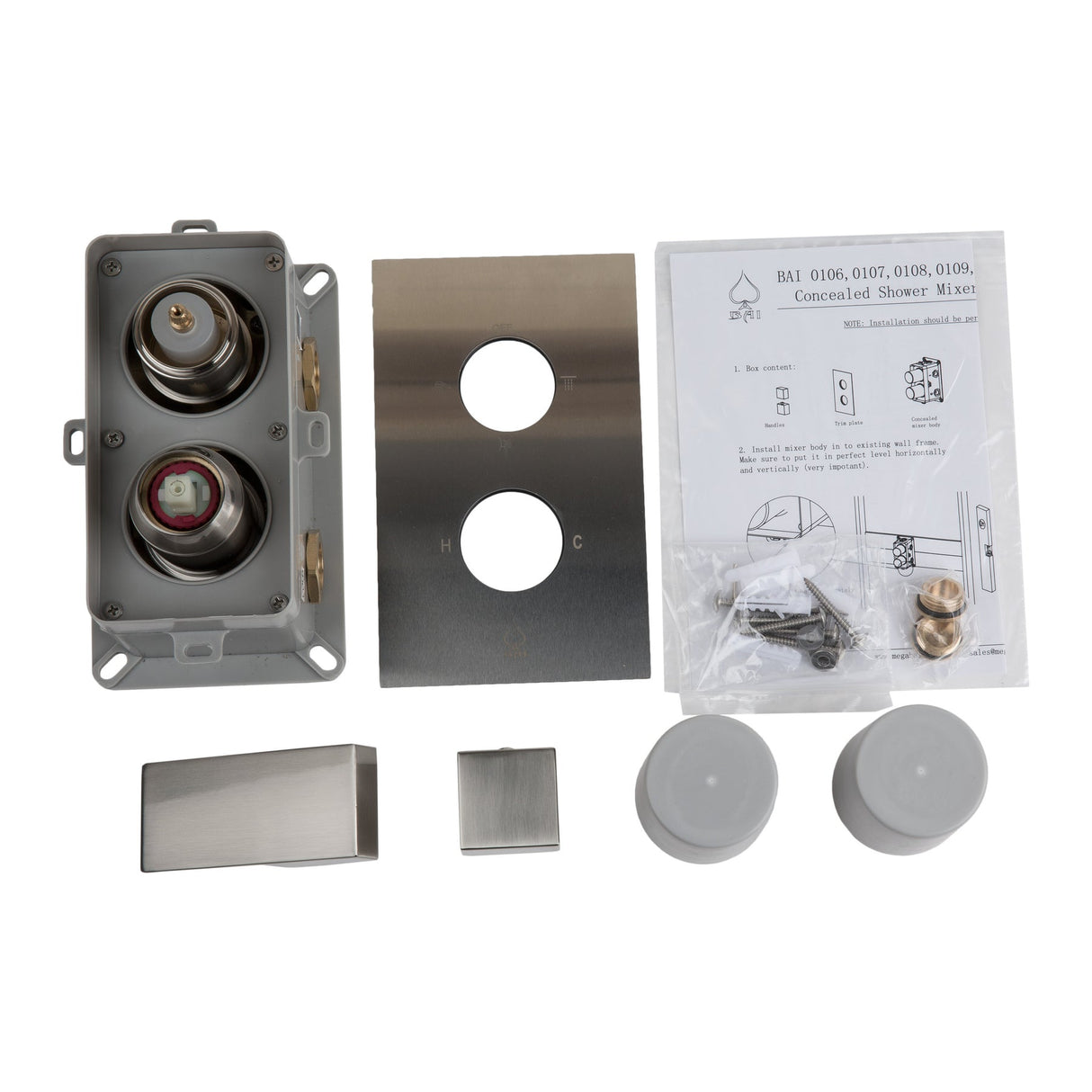 KOLO Concealed Shower Mixer with Water Pressure Balance Valve