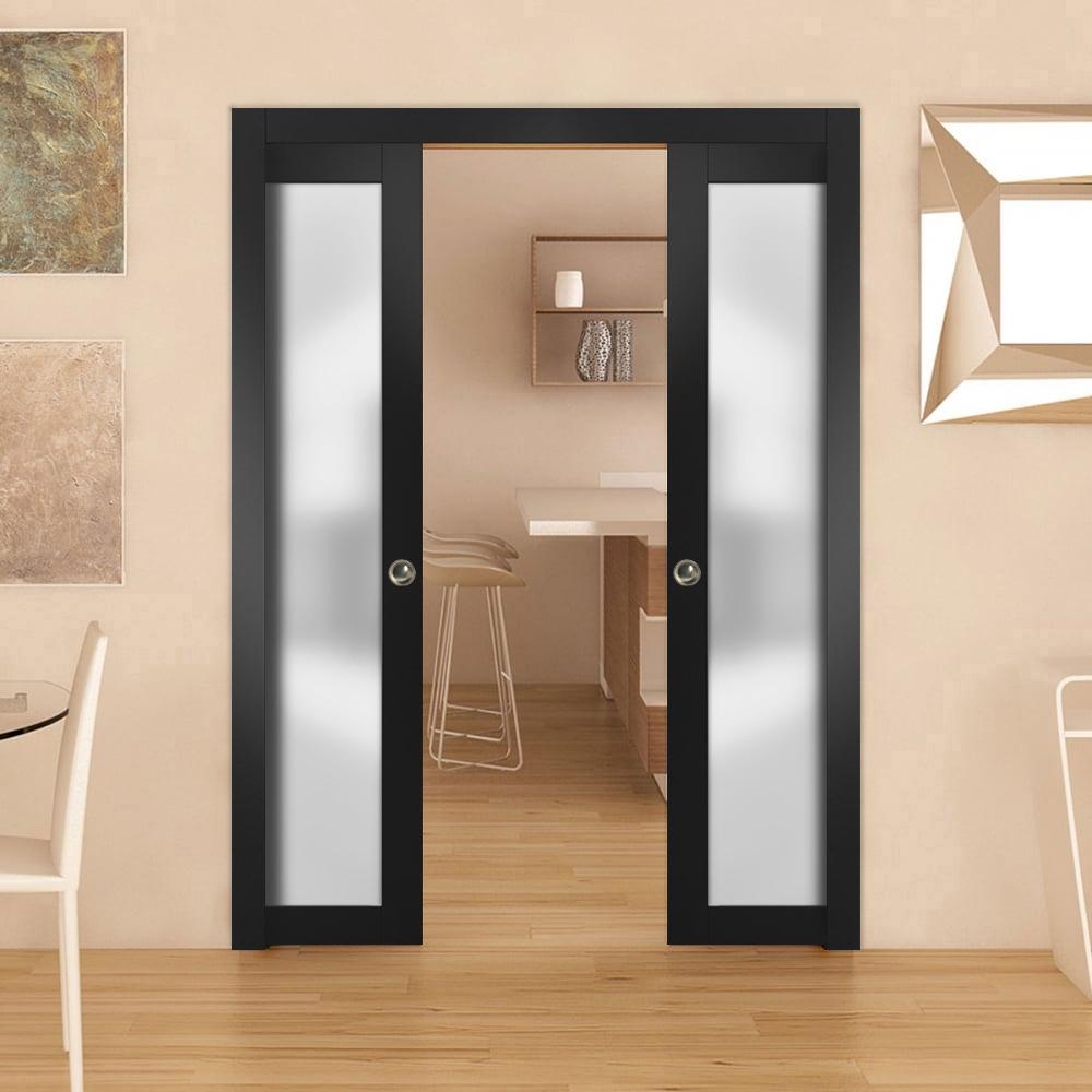 Planum 2102 Black Matte with Frosted Glass