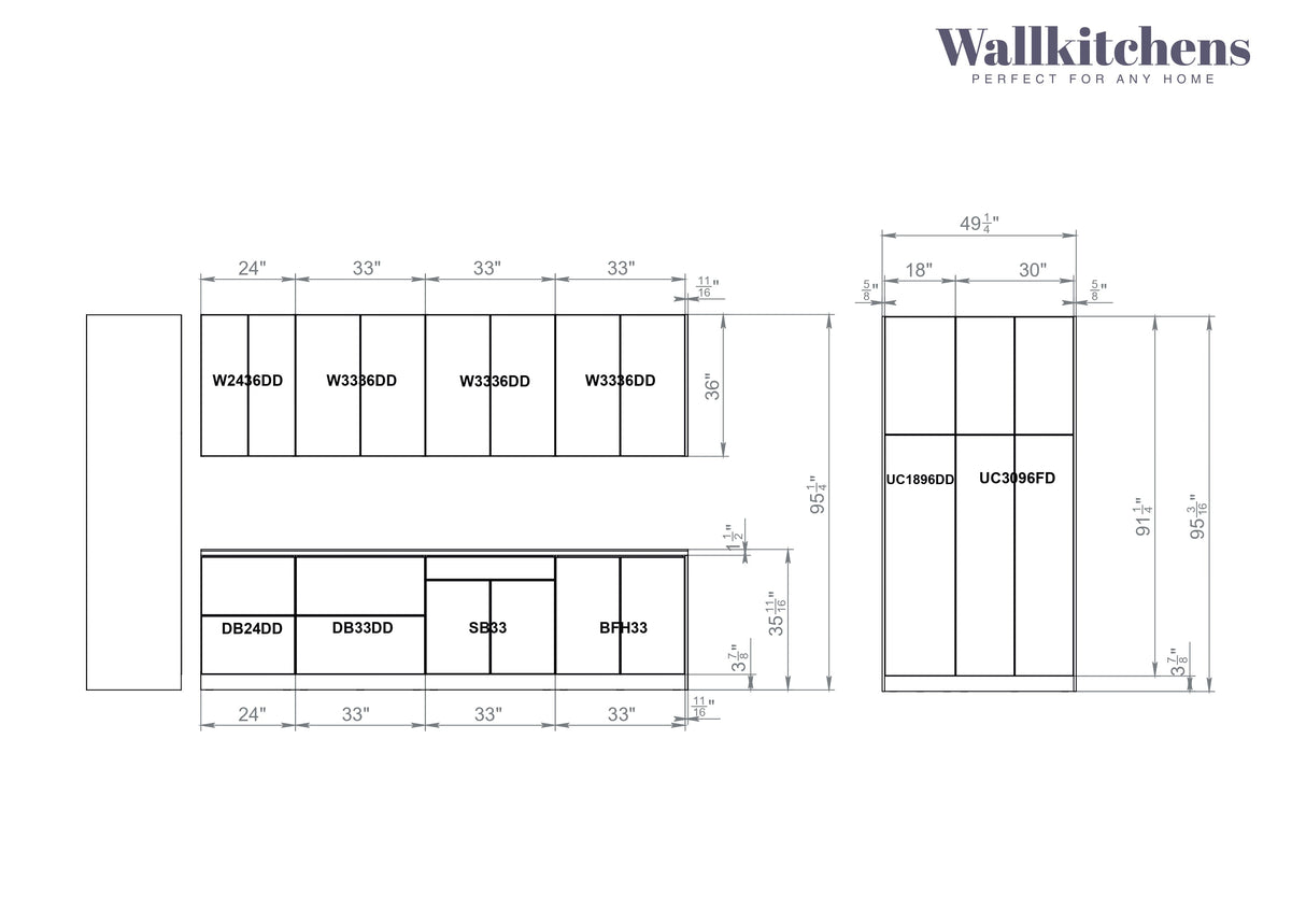 Kitchen Oasis Collection Base Size 10Ft Wide