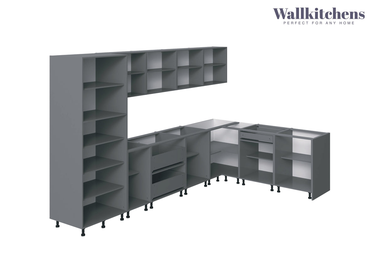 Kitchen Prestige Collection White Matte Color Base Size 11Ft Wide