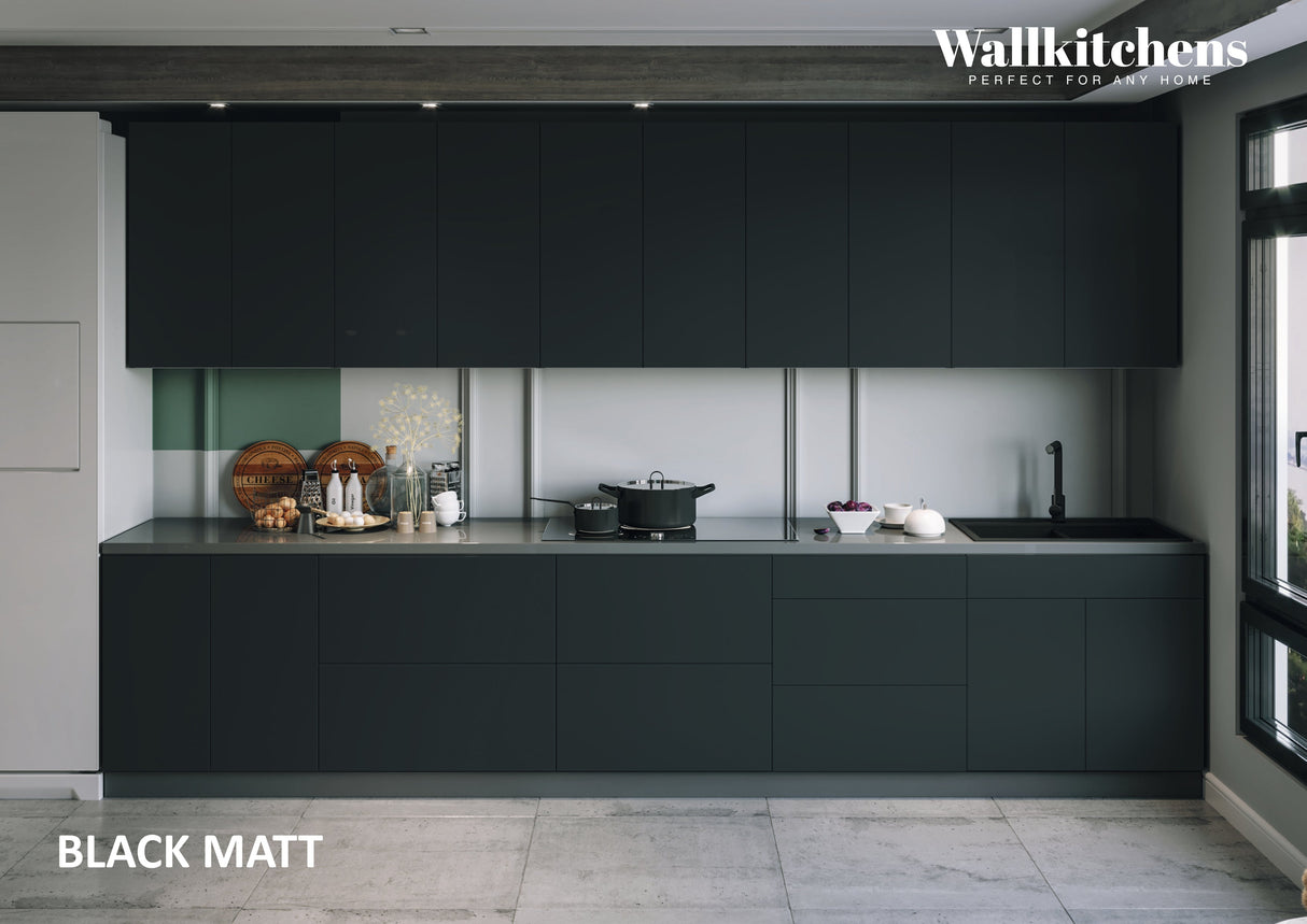 Kitchen Signature Collection Black Color Base Size 13Ft Wide