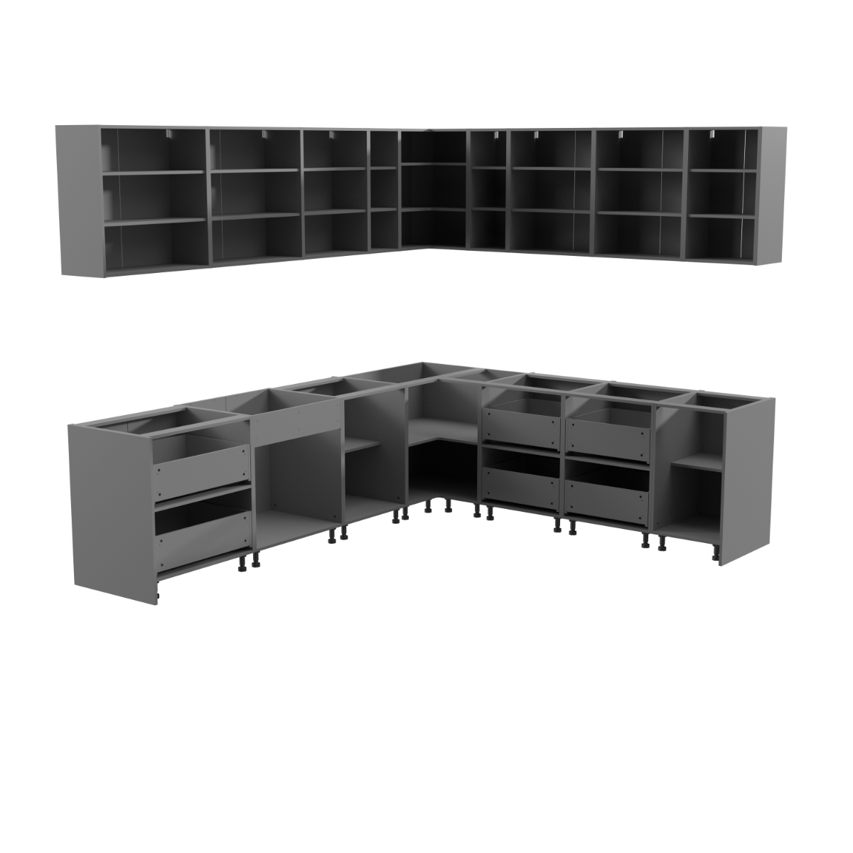 Kitchen Modern Collection Base Size 10x8,5Ft Wide