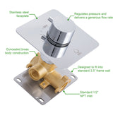 KOLO Concealed 1 Function ON/OFF Shower Valve