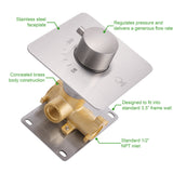 KOLO Concealed 1 Function ON/OFF Shower Valve