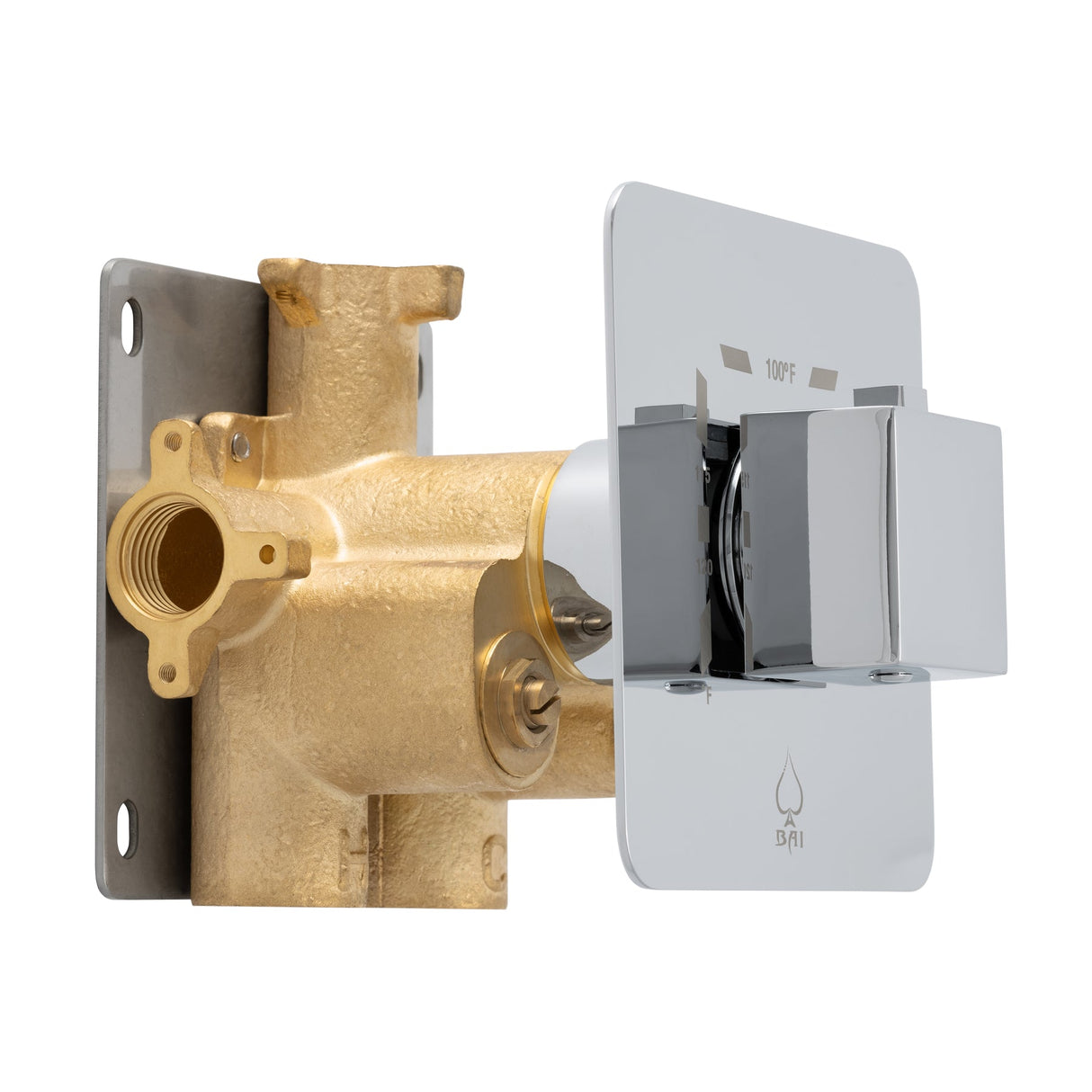 KOLO Concealed Thermostatic Shower Mixer Valve with 3/4-inch Inlets