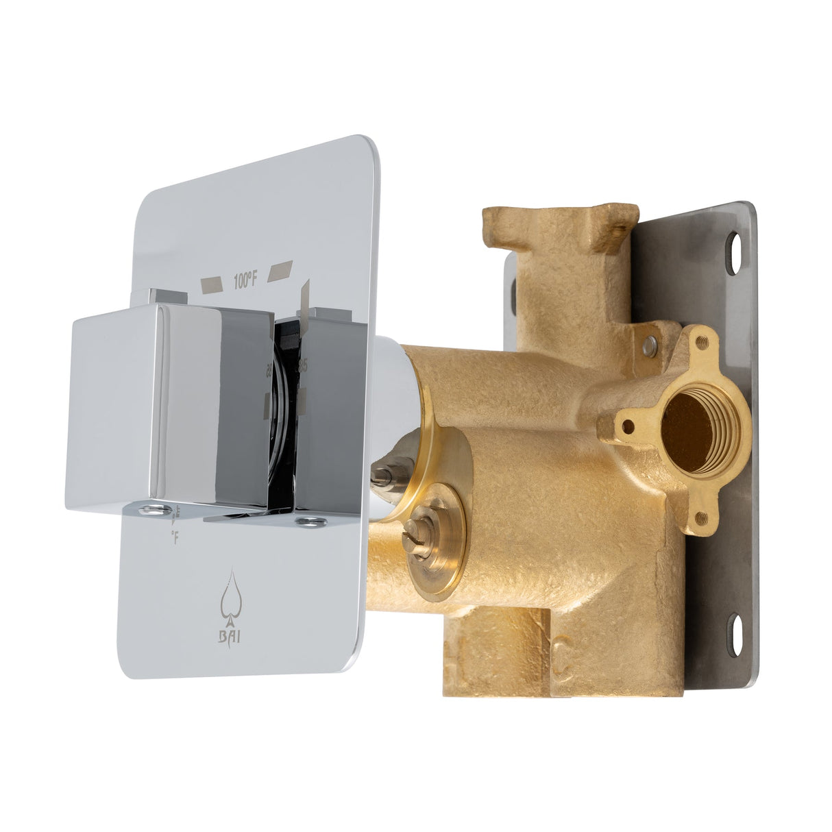 KOLO Concealed Thermostatic Shower Mixer Valve with 3/4-inch Inlets