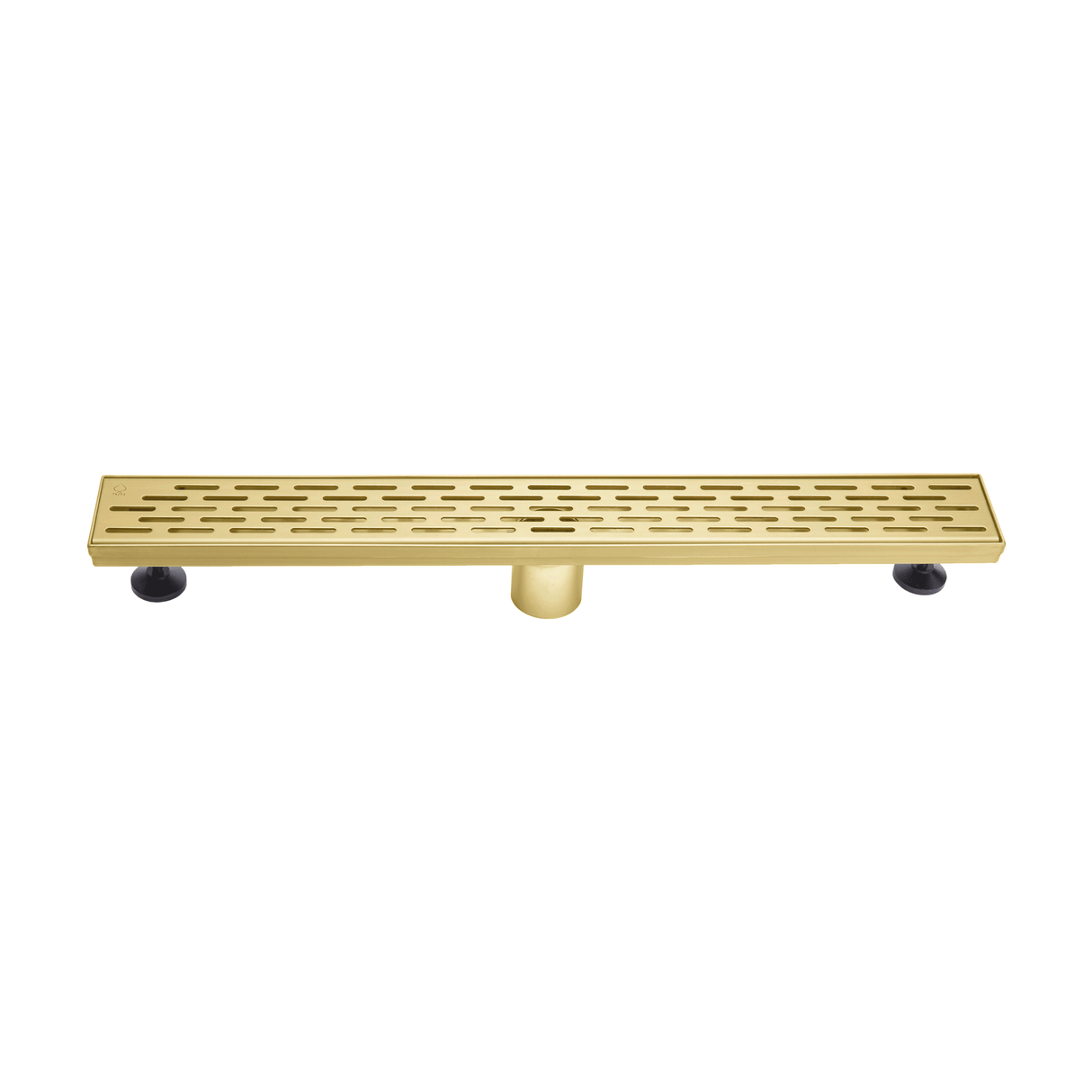 KOLO 0519 Stainless Steel 24-inch Linear Shower Drain in Brushed Gold