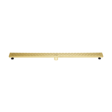 KOLO 0522 Stainless Steel 48-inch Linear Shower Drain in Brushed Gold