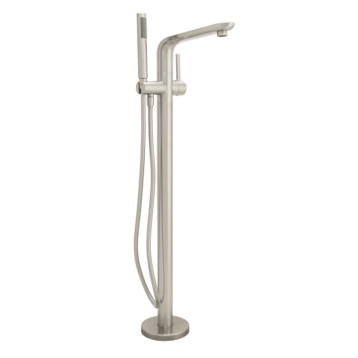 KOLO 0656 Freestanding Bathtub Faucet in Brushed Nickel Finish