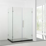 KOLO Frameless Glass Shower Enclosure Reversible Side Panel (32", 36")