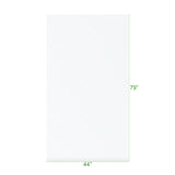 KOLO Frameless Ultra Clear Single Shower Glass Panel (32", 38", 44", 60")