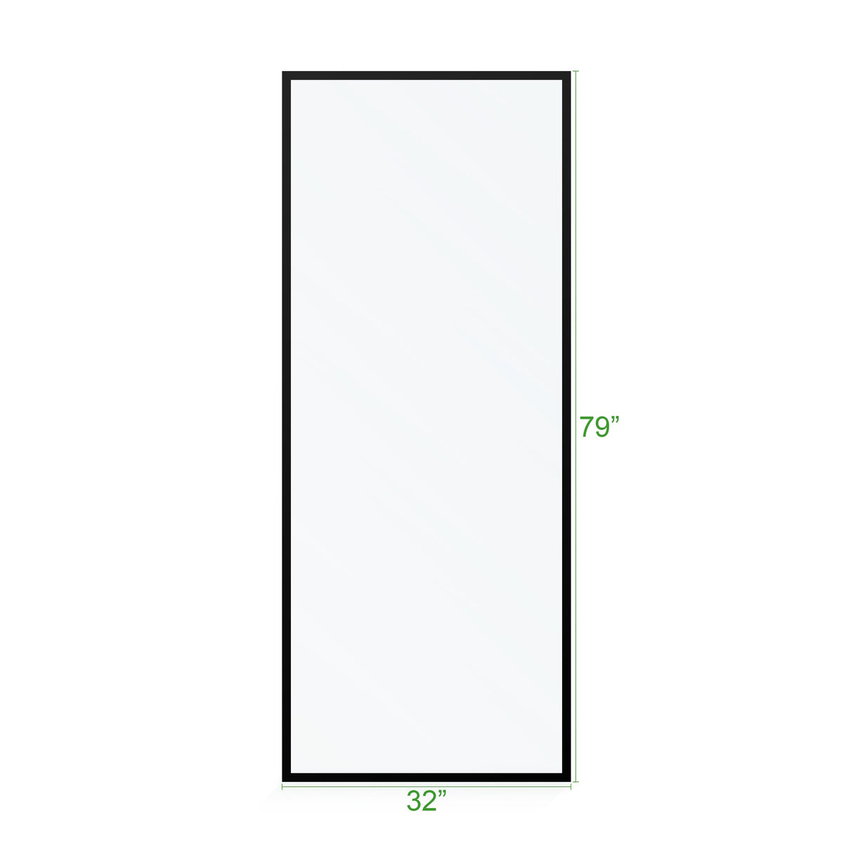 KOLO Frameless Ultra Clear Single Shower Glass Panel with Silk Printed Frame (32", 38", 44", 60")