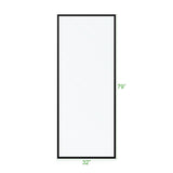 KOLO Frameless Ultra Clear Single Shower Glass Panel with Silk Printed Frame (32", 38", 44", 60")