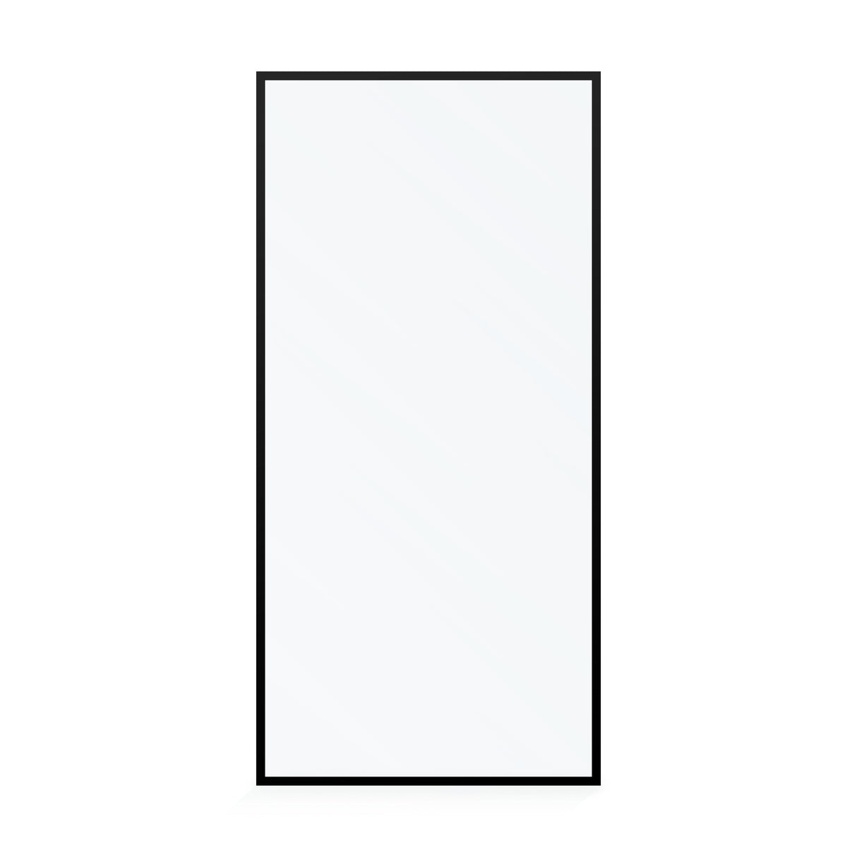 KOLO Frameless Ultra Clear Single Shower Glass Panel with Silk Printed Frame (32", 38", 44", 60")