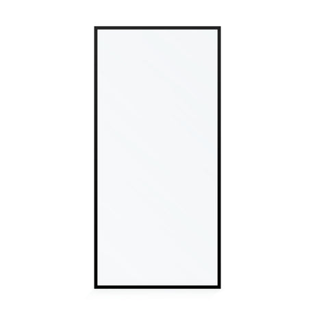 KOLO Frameless Ultra Clear Single Shower Glass Panel with Silk Printed Frame (32", 38", 44", 60")