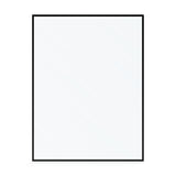 KOLO Frameless Ultra Clear Single Shower Glass Panel with Silk Printed Frame (32", 38", 44", 60")