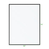 KOLO Frameless Ultra Clear Single Shower Glass Panel with Silk Printed Frame (32", 38", 44", 60")