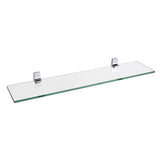 KOLO 1506 Glass Shelf in Polished Chrome Finish