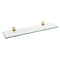 KOLO 1506 Glass Shelf in Polished Chrome Finish