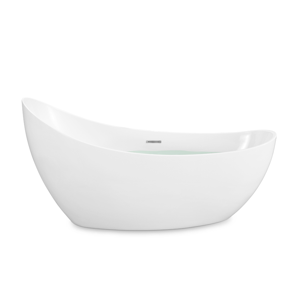 KOLO 1609 Acrylic Freestanding Soaking Bathtub (74")