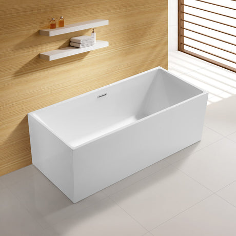 KOLO Acrylic Freestanding Soaking Bathtub (59", 67")