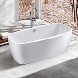 KOLO Acrylic Freestanding Soaking Bathtub (63", 67")