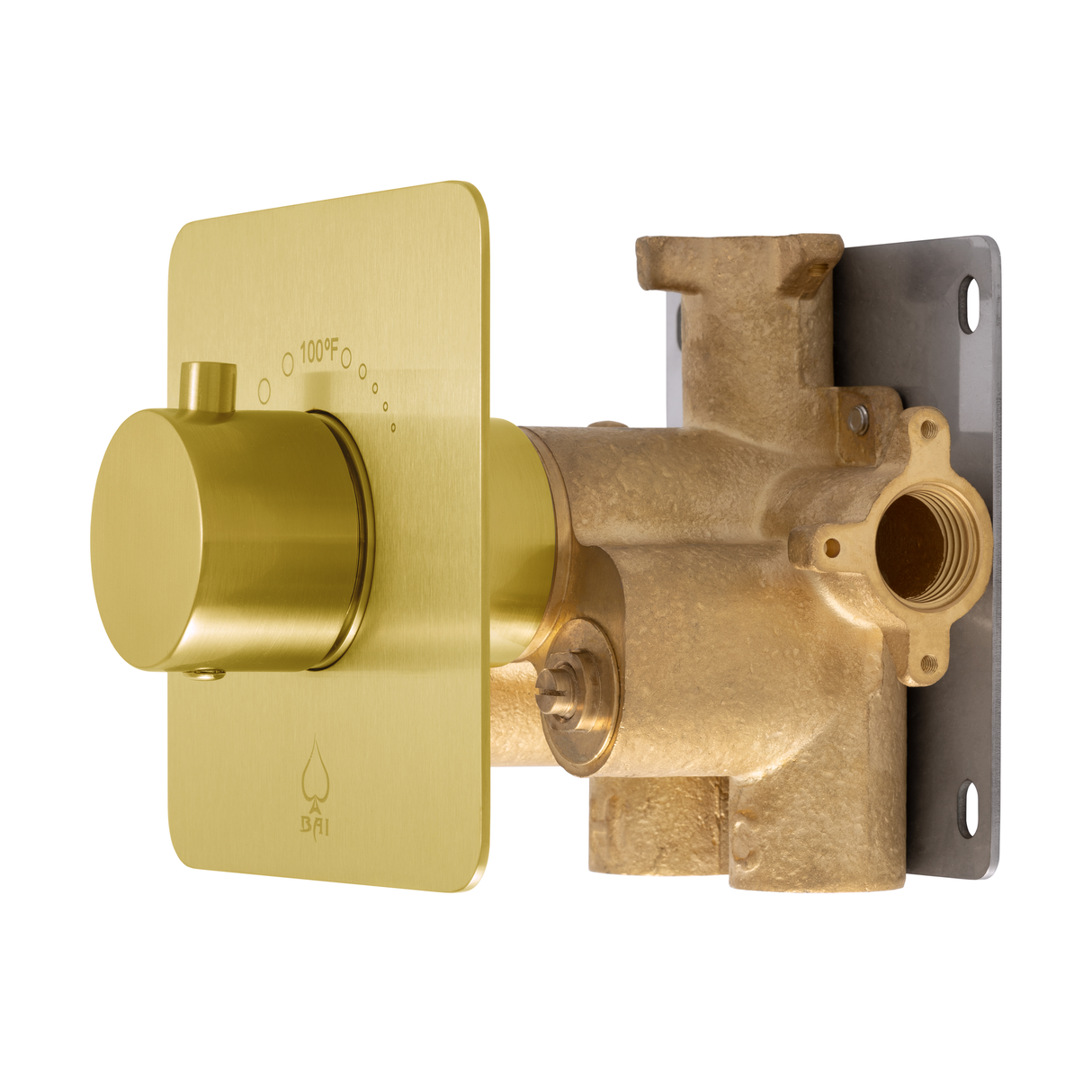 KOLO Concealed Thermostatic Shower Mixer Valve with 3/4-inch Inlets