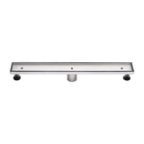 KOLO 0553 Stainless Steel 24-inch Tile Insert Linear Shower Drain