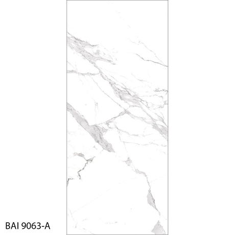 KOLO 9063 Bookmatch Statuario Crest High Gloss Porcelain Tile (48x110)