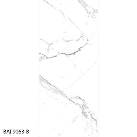 KOLO 9063 Bookmatch Statuario Crest High Gloss Porcelain Tile (48x110)