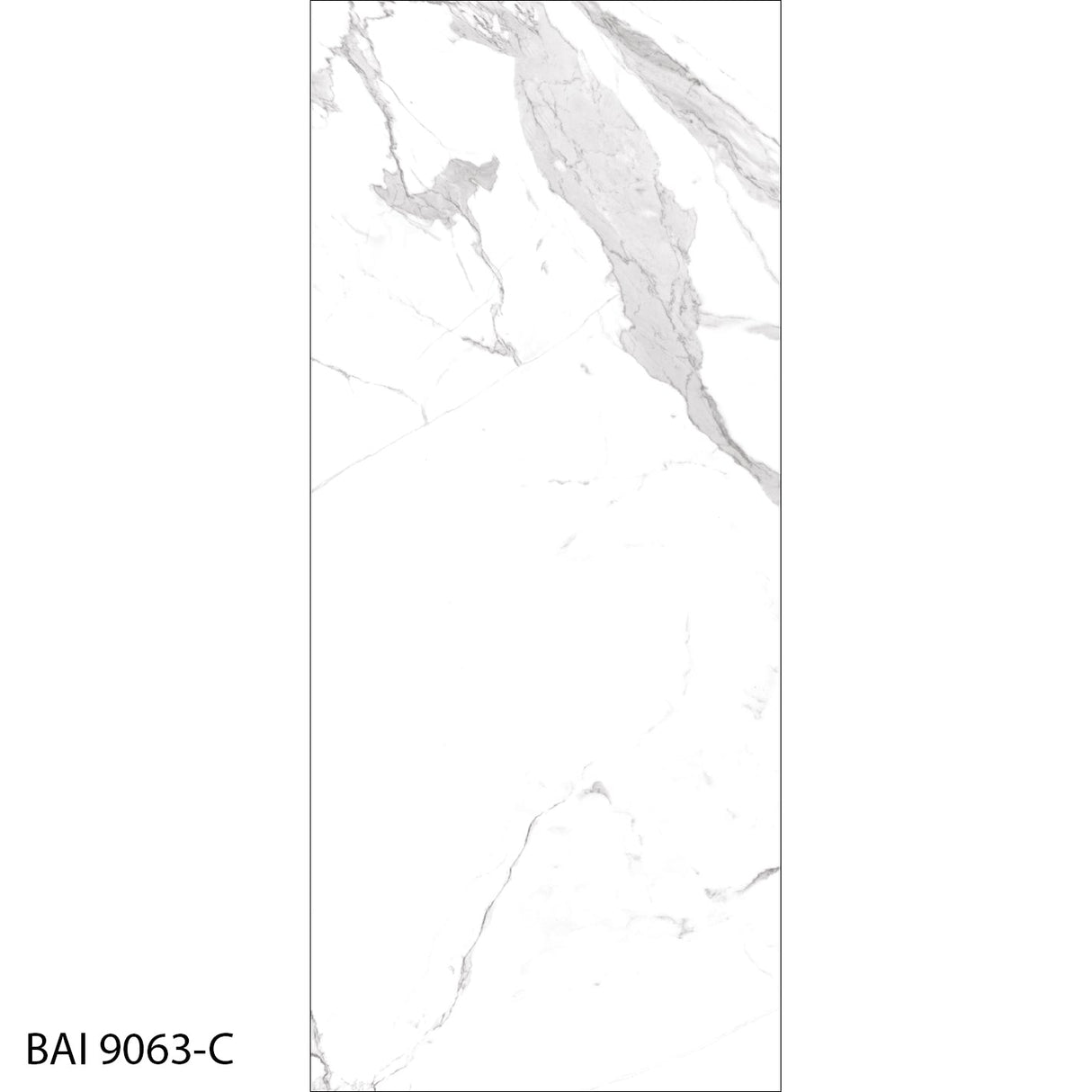 KOLO 9063 Bookmatch Statuario Crest High Gloss Porcelain Tile (48x110)