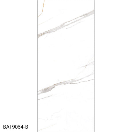 KOLO 9064 Bookmatch Calacatta Goldie High Gloss Porcelain Tile (48x110)