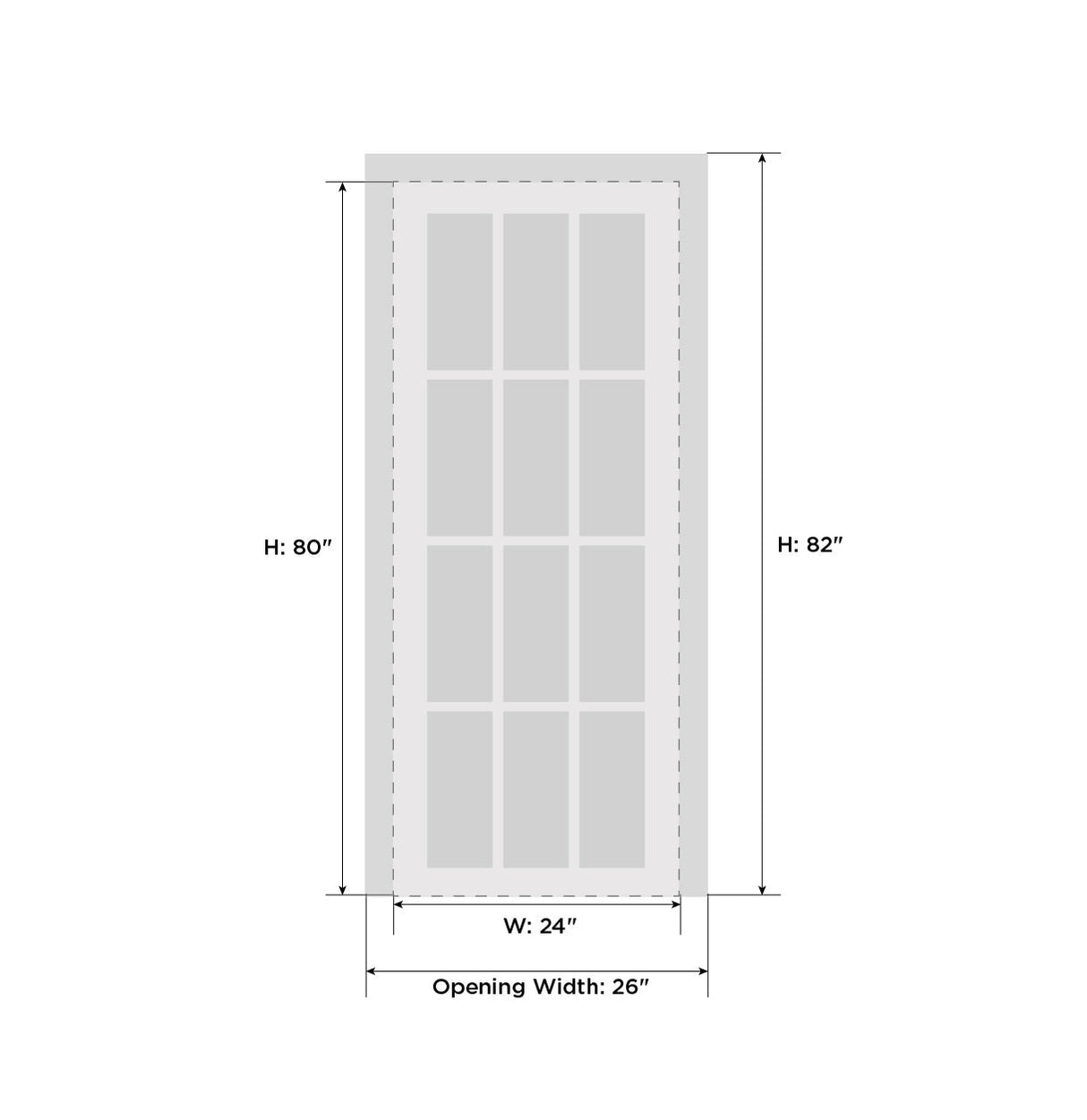 Quadro 4117 White Silk with Frosted Opaque Glass