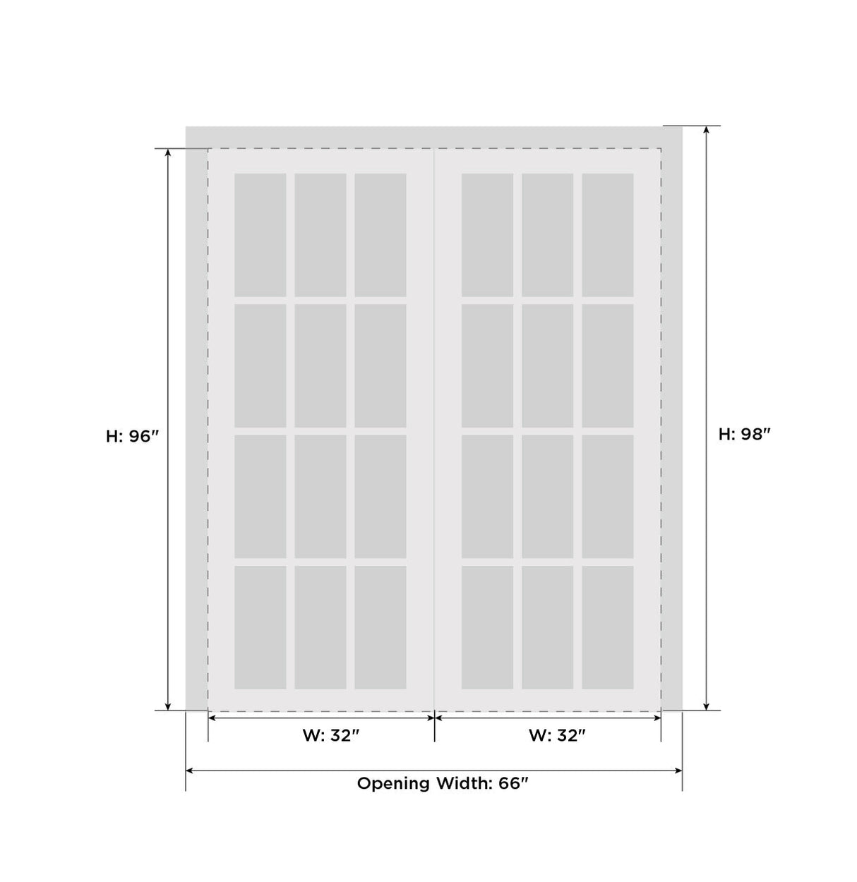 Quadro 4522 White Silk with Clear Glass