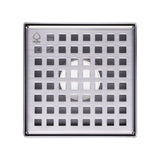 KOLO 0574 Stainless Steel 5-inch Square Shower Drain