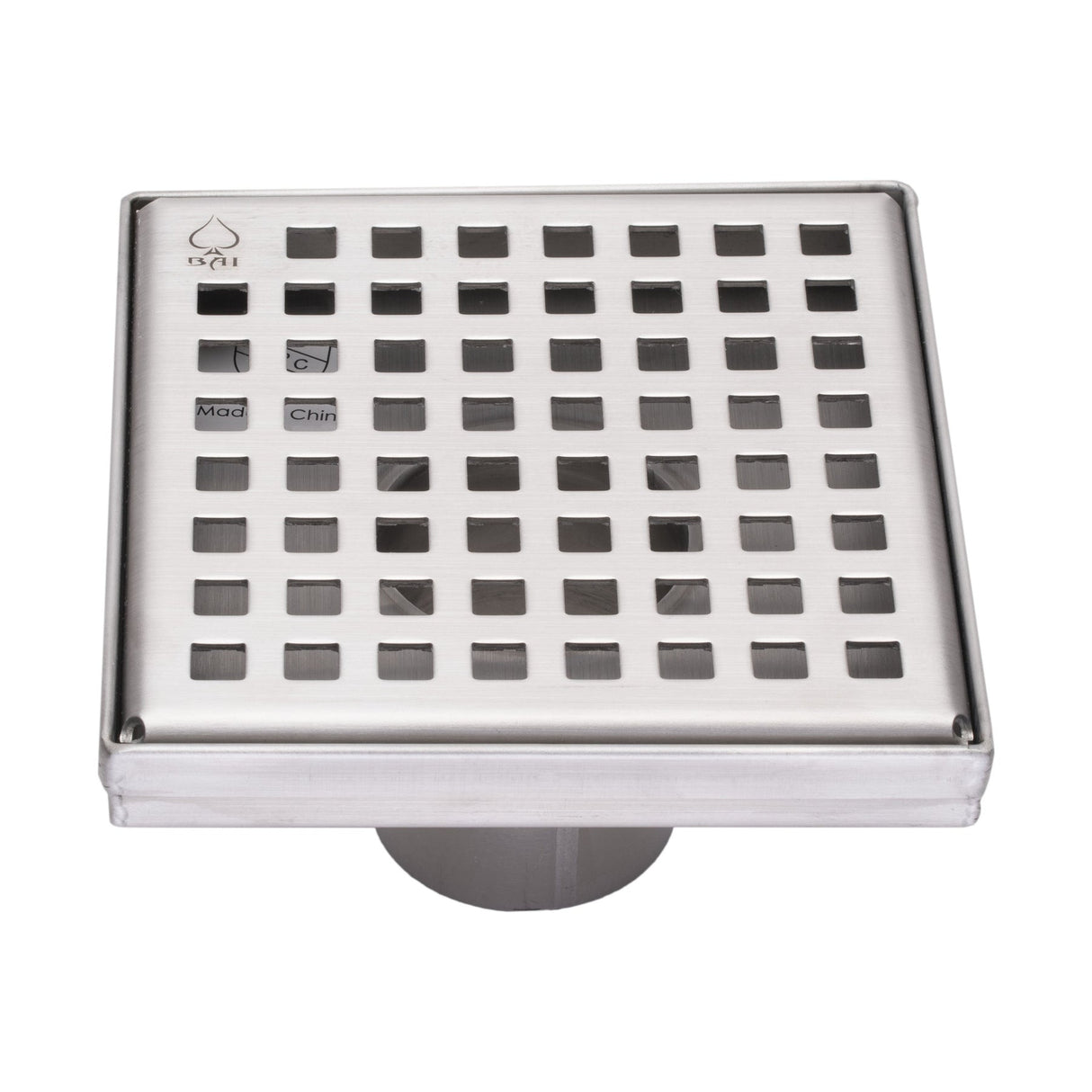 KOLO 0574 Stainless Steel 5-inch Square Shower Drain