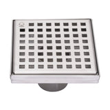 KOLO 0574 Stainless Steel 5-inch Square Shower Drain