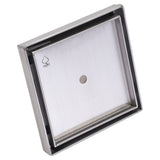 KOLO 0577 Stainless Steel 5-inch Tile Insert Square Shower Drain