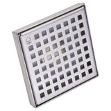 KOLO 0574 Stainless Steel 5-inch Square Shower Drain