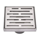 KOLO 0565 Stainless Steel 5-inch Square Shower Drain