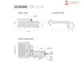 Quadro 4522 White Silk with Clear Glass