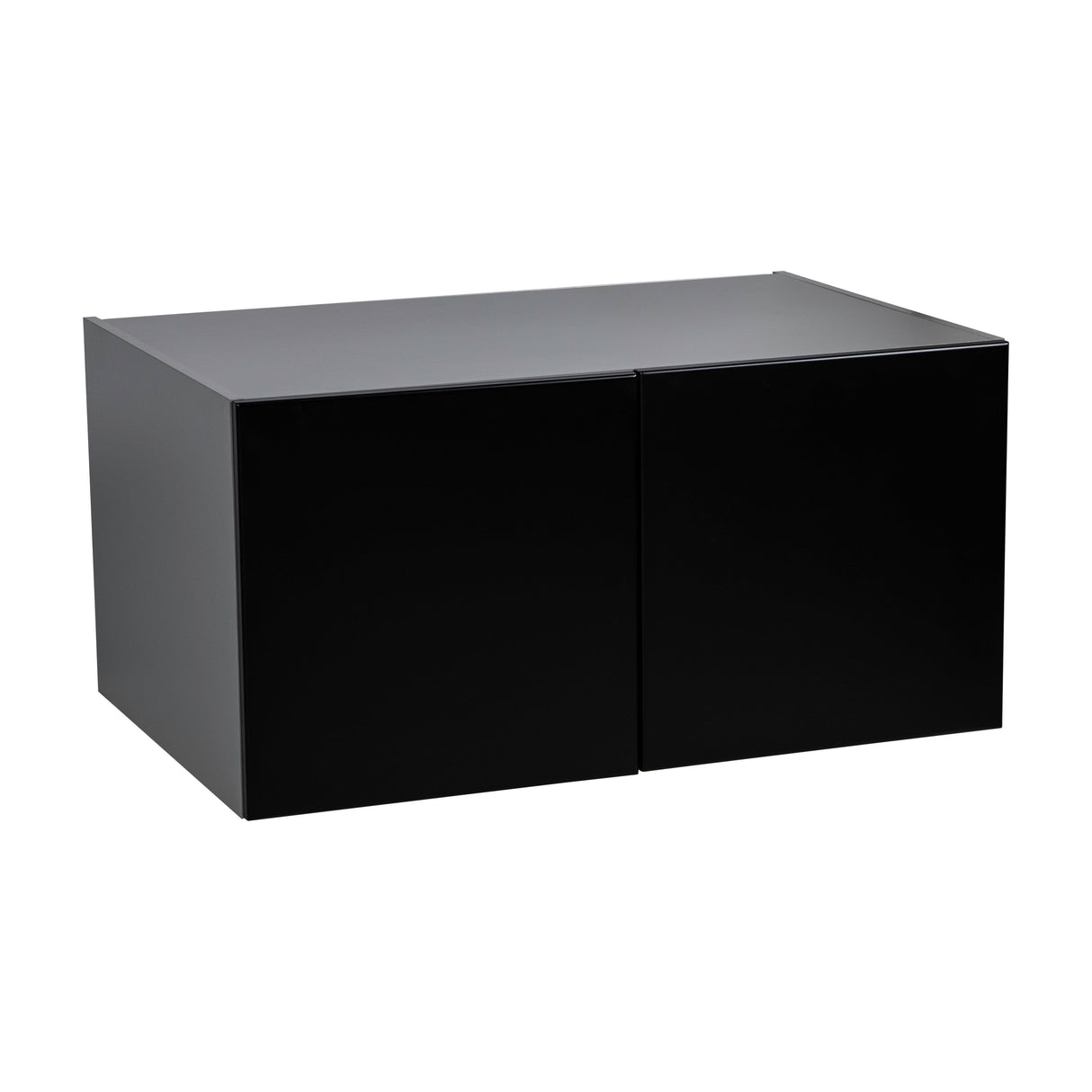 33" x 15" Wall Cabinet-Double Door-with Black Matte door