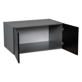 36" x 15" Wall Cabinet-Double Door-with Black Matte door