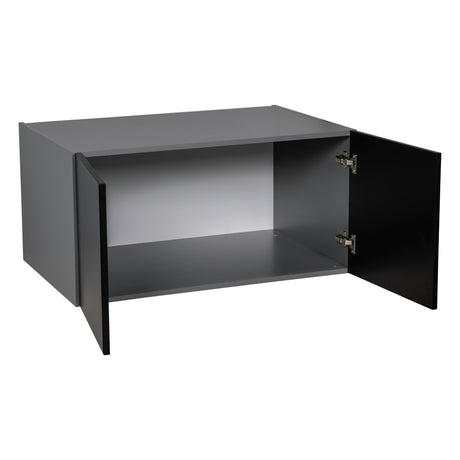 36" x 15" Wall Cabinet-Double Door-with Black Matte door