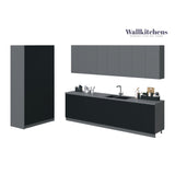 Kitchen Oasis Collection Black & Gray Color Base Size 10Ft Wide