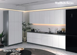 Kitchen Oasis Collection White Gloss Color Base Size 10Ft Wide
