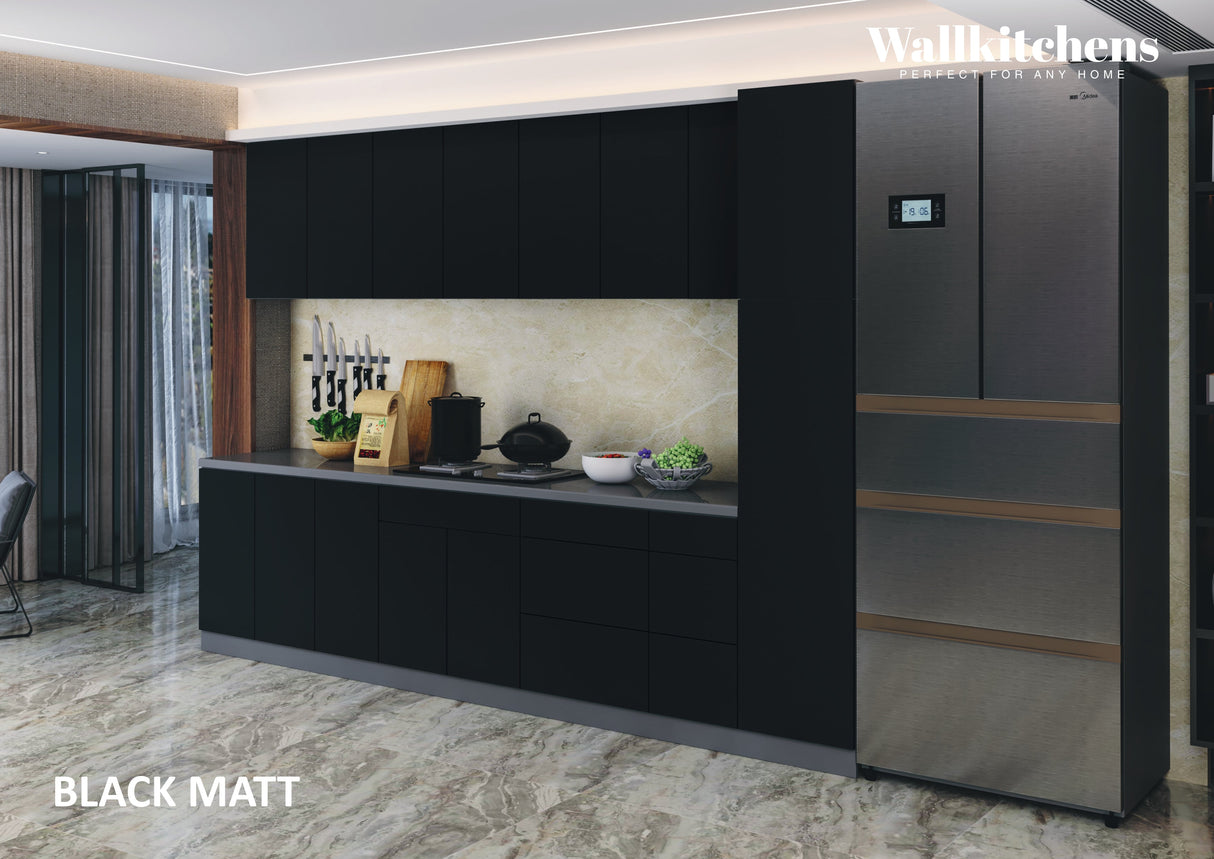 Kitchen Metropolitan Collection Black Color Base Size 11Ft Wide