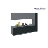 Kitchen Metropolitan Collection Black & Gray Color Base Size 11Ft Wide