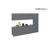 Kitchen Metropolitan Collection Gray Color Base Size 11Ft Wide