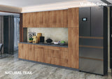 Kitchen Metropolitan Collection Natural Teak Color Base Size 11Ft Wide